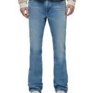 Hudson Walker Kick Flare Bootcut Jeans in Dust Blue